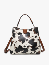 Load image into Gallery viewer, Tati Monogrammable Satchel w/ Shoulder Strap