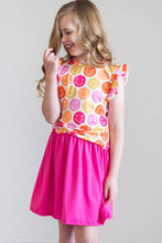 Load image into Gallery viewer, Don't Worry Be Hippy Ruffle Tee