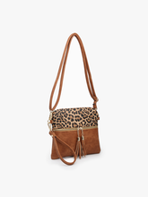 Load image into Gallery viewer, Tara Double Zip Crossbody Bag/Wristlet for Women