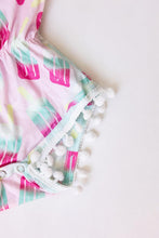 Load image into Gallery viewer, Sweet Treat Pom Pom Romper