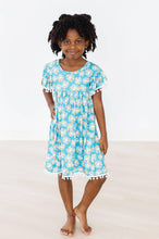 Load image into Gallery viewer, Daisy Dreamland Pom Pom Dress