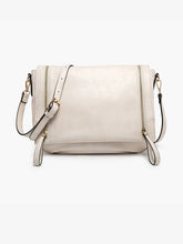 Load image into Gallery viewer, Foster Distressed Dual Zip Crossbody