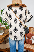 Load image into Gallery viewer, Boho Medallion V-Neck Blouse
