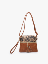 Load image into Gallery viewer, Tara Double Zip Crossbody Bag/Wristlet for Women