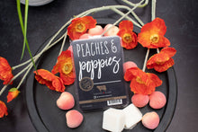 Load image into Gallery viewer, 5.5 oz Wax Melts: Peaches & Poppies