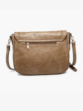 Load image into Gallery viewer, Foster Distressed Dual Zip Crossbody