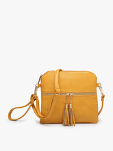 Load image into Gallery viewer, Tara Double Zip Crossbody Bag/Wristlet for Women