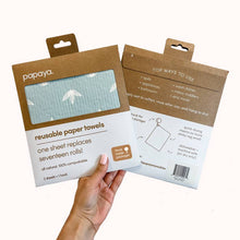 Load image into Gallery viewer, Papaya Reusable Paper Towels