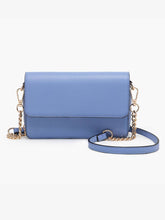 Load image into Gallery viewer, Lauryn Flapover Crossbody w/ Chain Strap