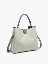 Load image into Gallery viewer, Tati Monogrammable Satchel w/ Shoulder Strap