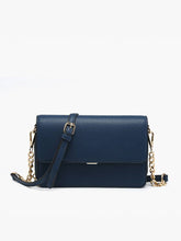 Load image into Gallery viewer, Lauryn Flapover Crossbody w/ Chain Strap
