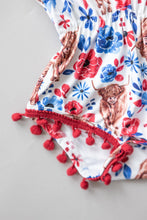 Load image into Gallery viewer, Fluffy Cows Pom Pom Romper