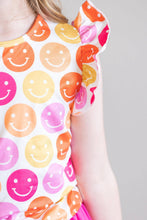 Load image into Gallery viewer, Don't Worry Be Hippy Ruffle Tee