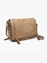 Load image into Gallery viewer, Foster Distressed Dual Zip Crossbody