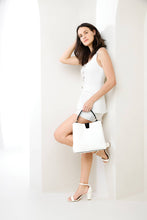 Load image into Gallery viewer, Tati Monogrammable Satchel w/ Shoulder Strap