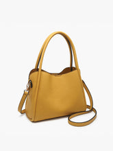 Load image into Gallery viewer, Sasha Structured Satchel w/ 3 Compartments
