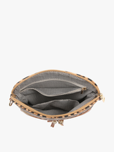 Load image into Gallery viewer, Tara Double Zip Crossbody Bag/Wristlet for Women