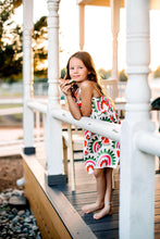 Load image into Gallery viewer, One in a Melon Ruffle Cross Back Dress