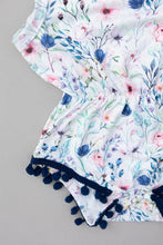 Load image into Gallery viewer, Let Your Dreams Blossom Pom Pom Romper