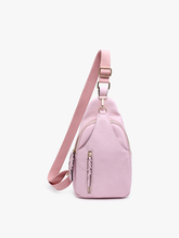 Load image into Gallery viewer, Nikki Dual Compartment Crossbody Sling Bag: Ivory
