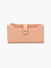 Load image into Gallery viewer, Violet RFID Fold-Out Wallet w/ Removable Card Slot: Black