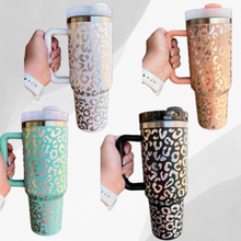 Load image into Gallery viewer, 40oz Cheetah Tumbler