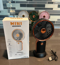 Load image into Gallery viewer, Rechargeable Handheld Fan