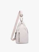 Load image into Gallery viewer, Nikki Dual Compartment Crossbody Sling Bag: Dusty Rosewood