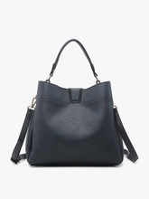 Load image into Gallery viewer, Tati Monogrammable Satchel w/ Shoulder Strap