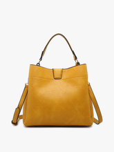 Load image into Gallery viewer, Tati Monogrammable Satchel w/ Shoulder Strap