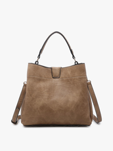 Load image into Gallery viewer, Tati Monogrammable Satchel w/ Shoulder Strap