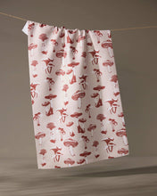 Load image into Gallery viewer, Autumn Mushrooms Tea Towel