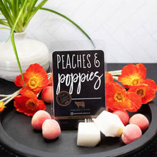 Load image into Gallery viewer, 5.5 oz Wax Melts: Peaches & Poppies