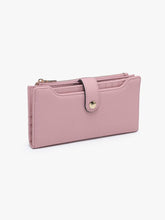 Load image into Gallery viewer, Violet RFID Fold-Out Wallet w/ Removable Card Slot: Cotton