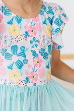 Load image into Gallery viewer, Floral Garden S/S Twirl Leotard