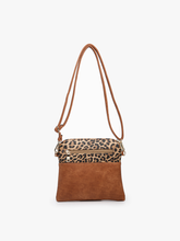 Load image into Gallery viewer, Tara Double Zip Crossbody Bag/Wristlet for Women