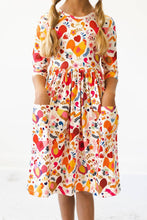 Load image into Gallery viewer, Happy Hen 3/4 Sleeve Pocket Dress