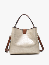 Load image into Gallery viewer, Tati Monogrammable Satchel w/ Shoulder Strap