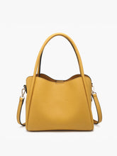 Load image into Gallery viewer, Sasha Structured Satchel w/ 3 Compartments