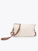 Load image into Gallery viewer, Riley Micro Straw 3 Compartment Crossbody/Wristlet
