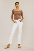 Load image into Gallery viewer, HIGH RISE SLIM STRAIGHT-KC5217WT