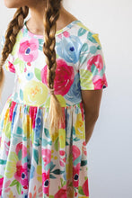 Load image into Gallery viewer, Rosie Short Sleeve Twirl Dress