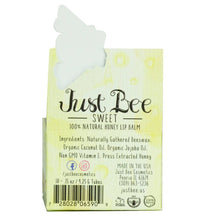 Load image into Gallery viewer, Just Bee Sweet Lip Balm - Natural Honey Lip Balm