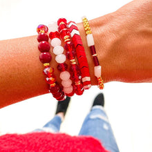 Load image into Gallery viewer, Red Sedona Bracelet Stack
