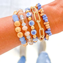 Load image into Gallery viewer, Capri Blue Bracelet Stack