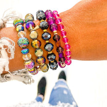 Load image into Gallery viewer, Aurora Multi Color Bracelet Stack
