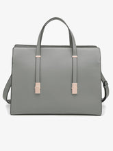 Load image into Gallery viewer, Sybil Convertible Tote Bag: Grey
