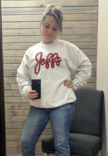 Load image into Gallery viewer, Fairbury Jeffs Embroidered Chenille Sweatshirt
