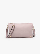 Load image into Gallery viewer, Phiona Studded Flapover Crossbody: Dark Forest Green
