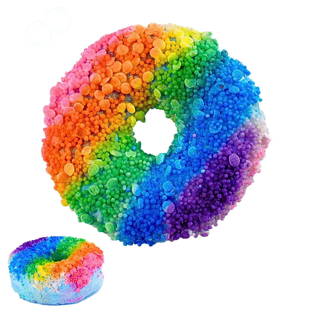 Donut Bath Bomb | Rainbow Airbrush